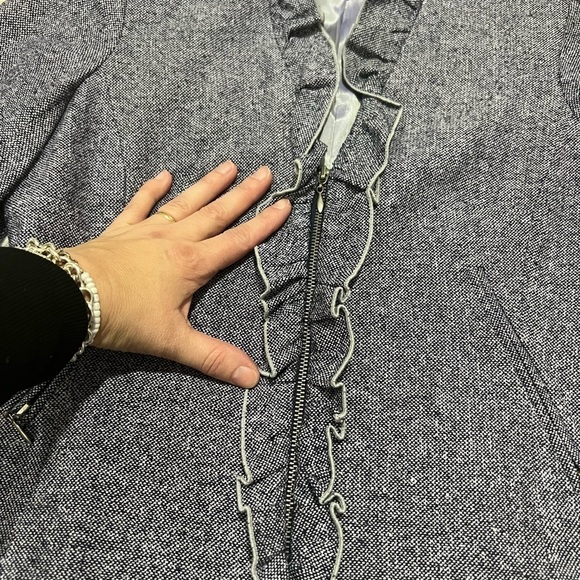 Rebecca Taylor Jacket/Blazer 100% Silk - size 4 - Picture 4 of 8